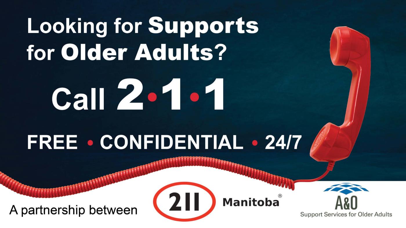 Looking for Supports for Older Adults? Call 2-1-1